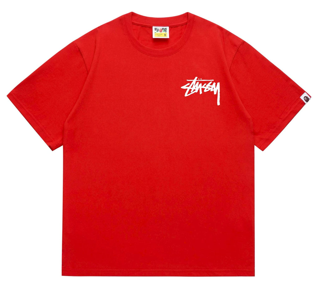 BAPE Stussy-Style Ape Graphic T-Shirt ¡ª front
