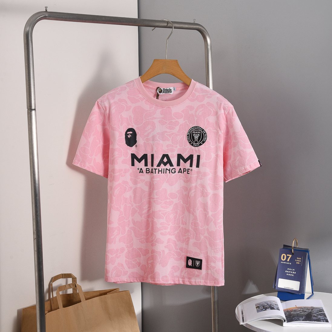 BAPE Miami 93 Camo Graphic T-Shirt ¡ª front