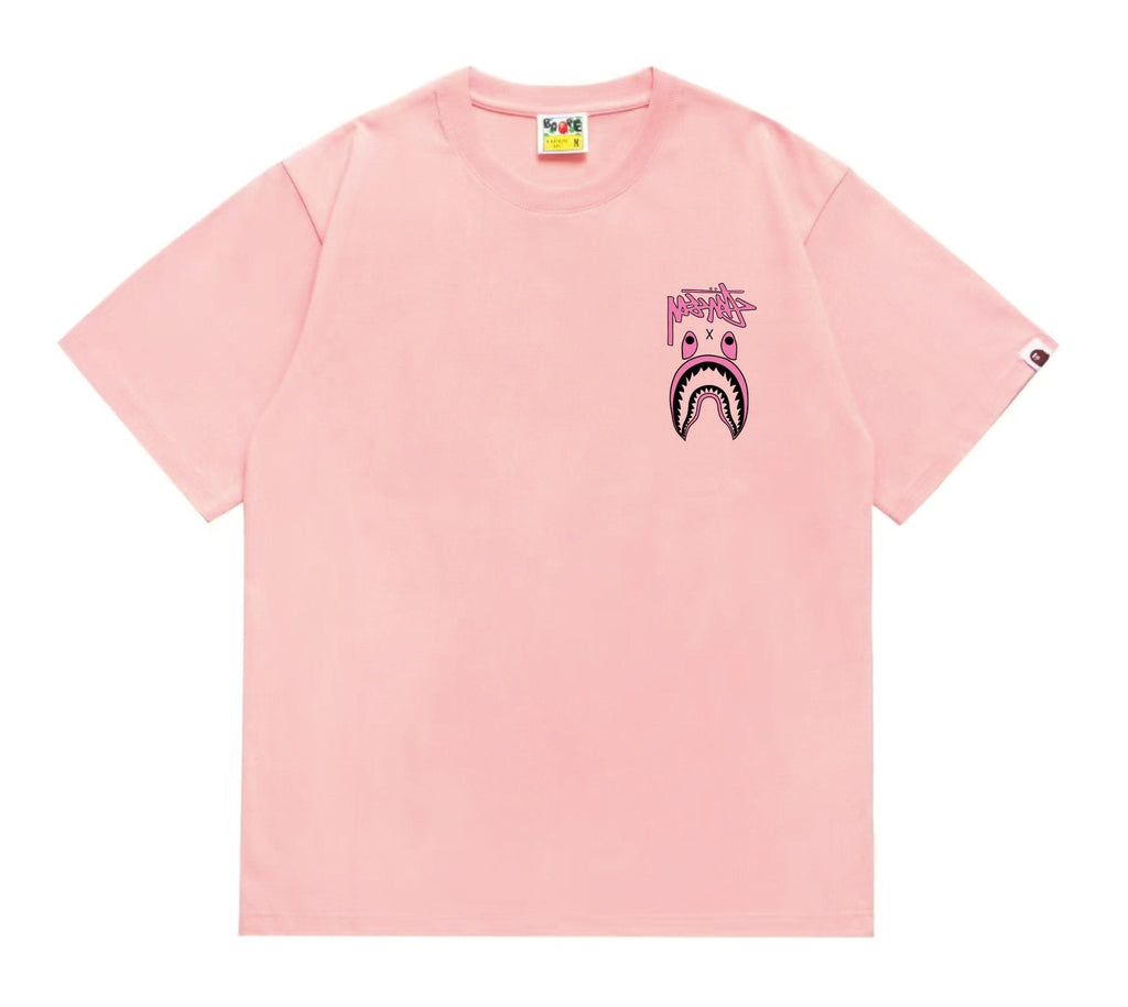 BAPE Contrast Shark Wordmark Graphic T-Shirt ¡ª front