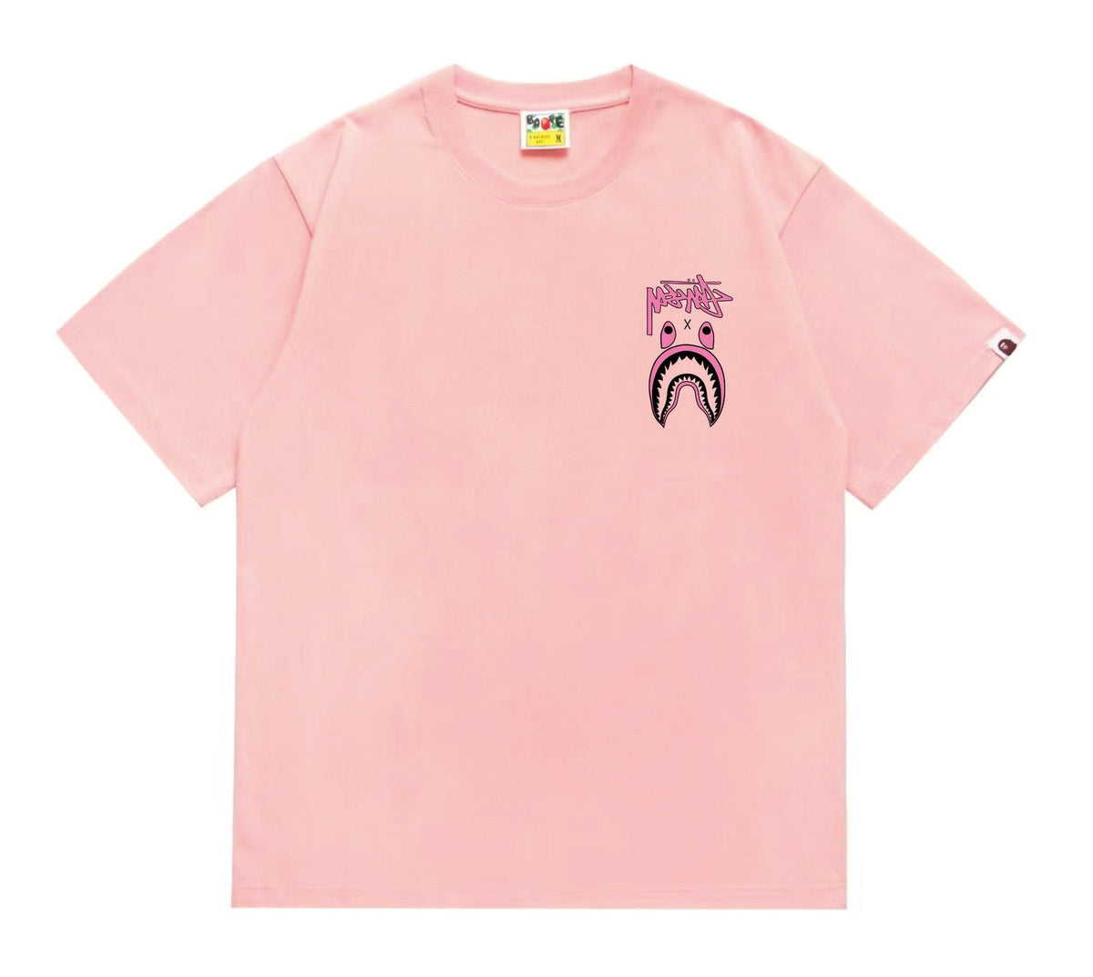 BAPE Contrast Shark Wordmark Graphic T-Shirt ¡ª front