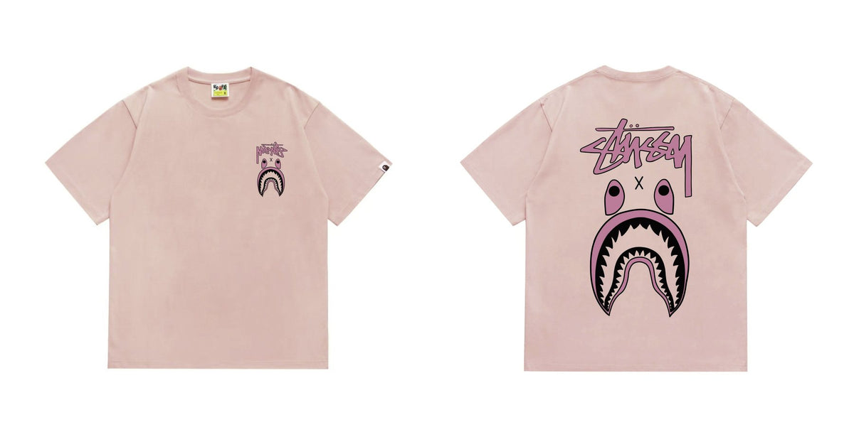 BAPE Contrast Shark Wordmark Graphic T-Shirt ¡ª comparison