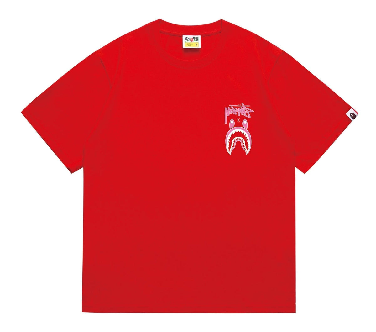 BAPE Tonal Shark Wordmark Graphic T-Shirt ¡ª front