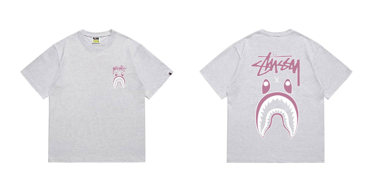 BAPE Tonal Shark Wordmark Graphic T-Shirt ¡ª comparison