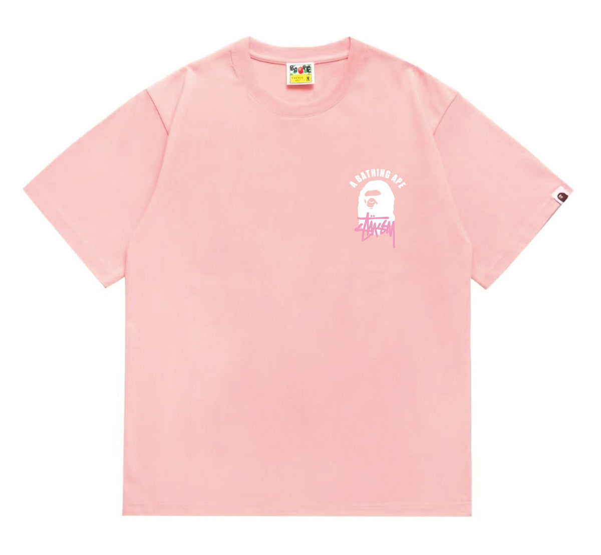 BAPE White Ape Back Graphic T-Shirt ¡ª front