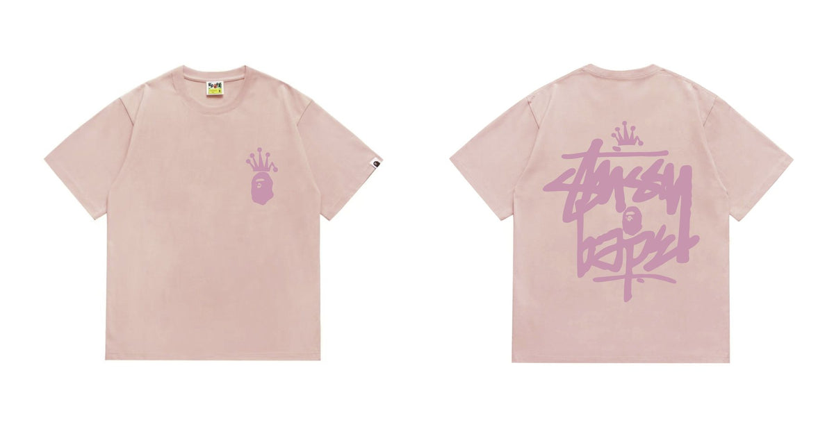 BAPE Crowned Ape Back Graphic Short-Sleeve T-Shirt ¡ª front