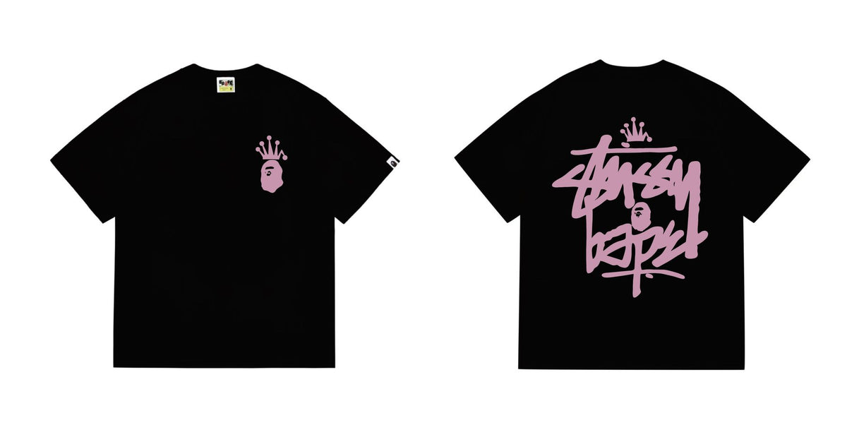 BAPE Crowned Ape Back Graphic Short-Sleeve T-Shirt ¡ª front