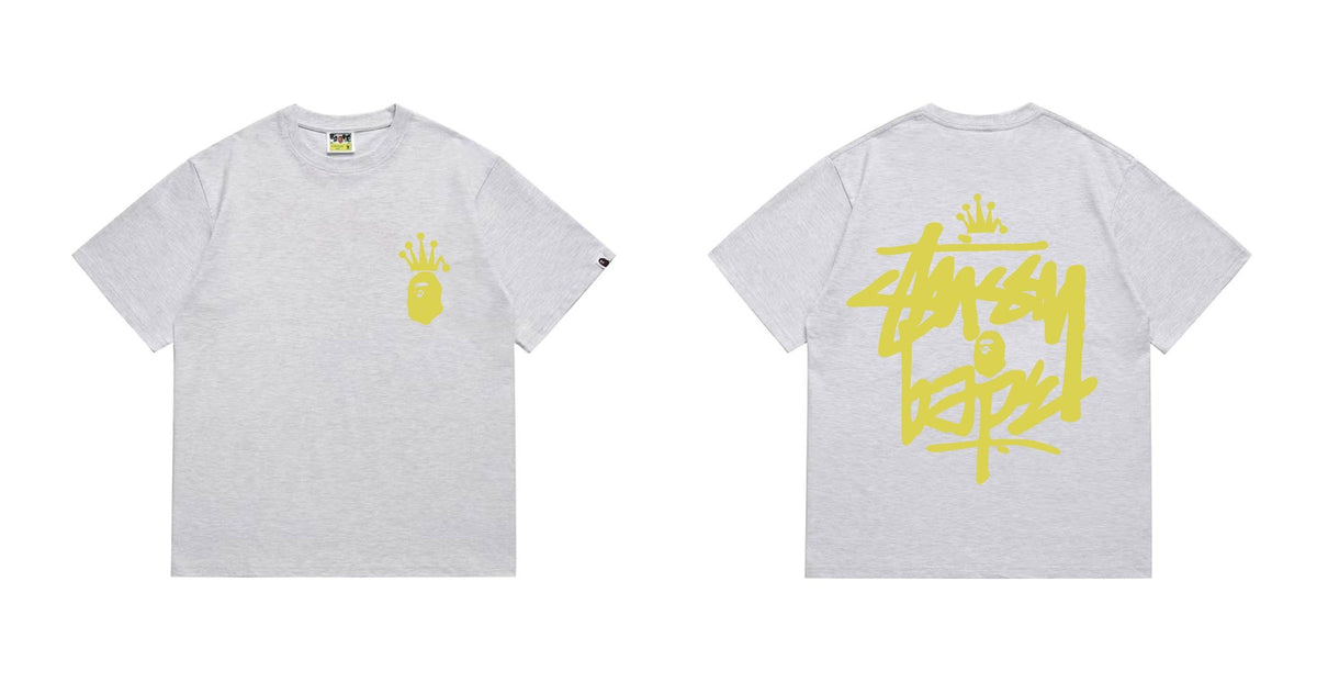 BAPE Crowned Ape Back Graphic Short-Sleeve T-Shirt ¡ª front