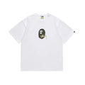BAPE Olive & Gold Ape Wordmark Graphic T-Shirt ¡ª hero