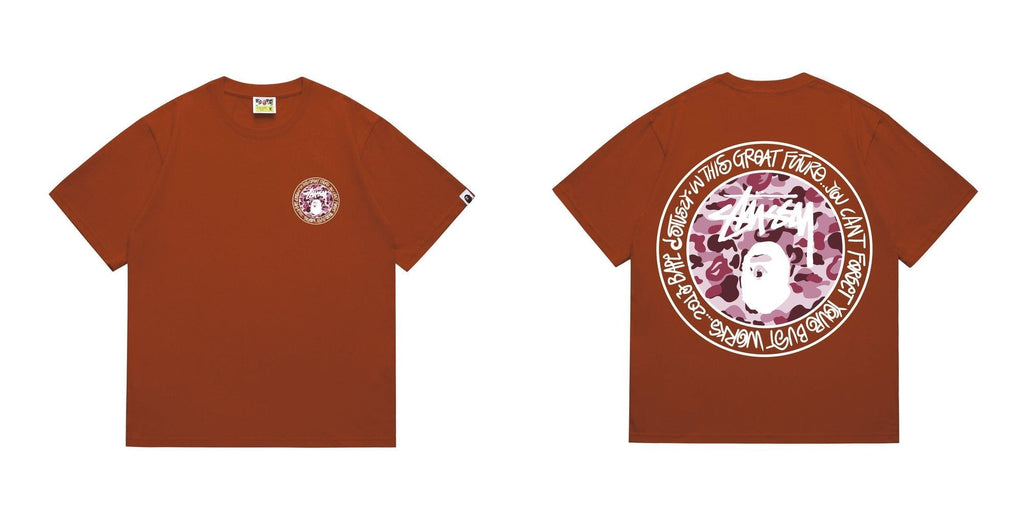BAPE Light Circular Graphic Short-Sleeve T-Shirt ¡ª front