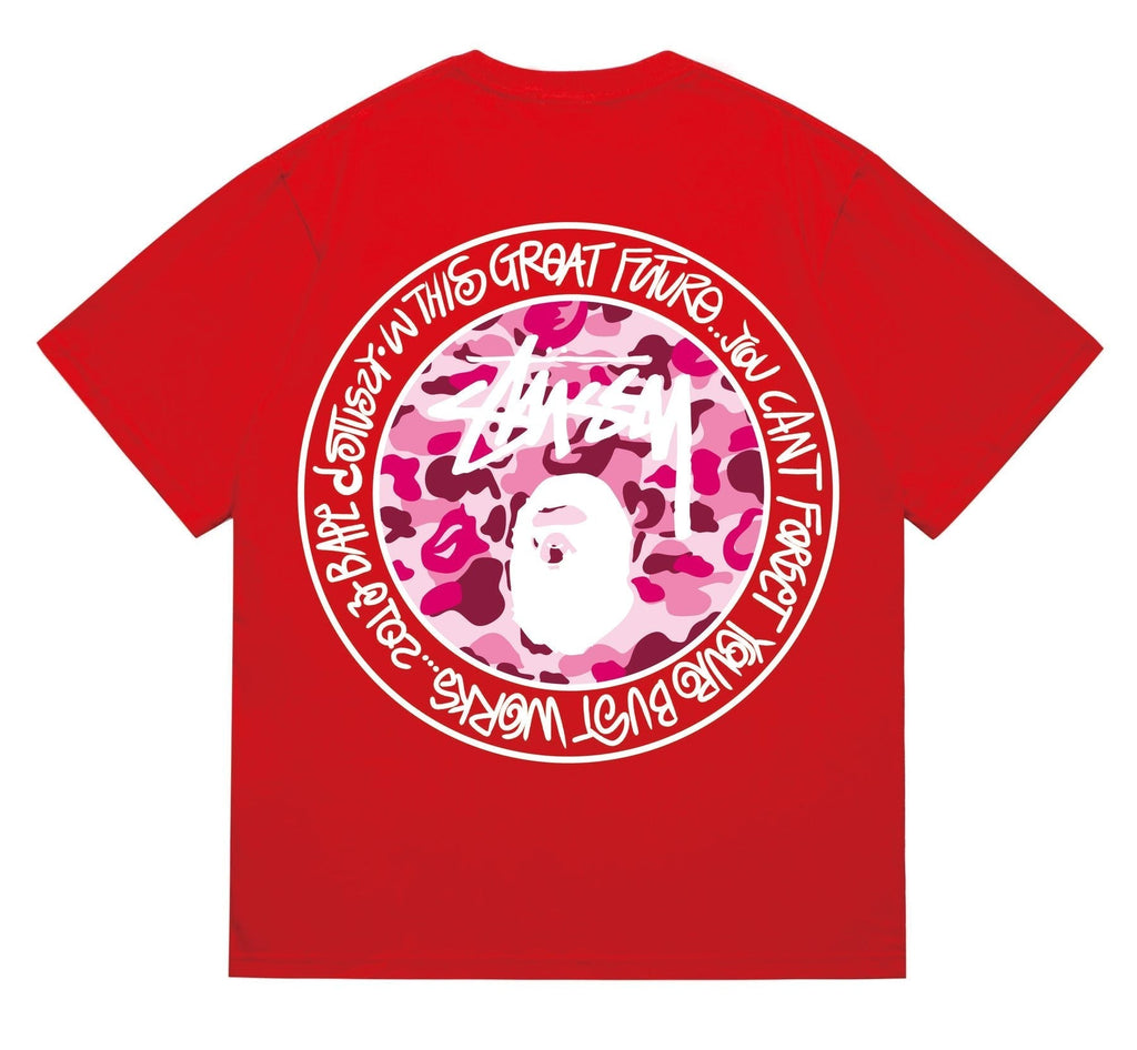 BAPE Light Circular Graphic Short-Sleeve T-Shirt ¡ª back