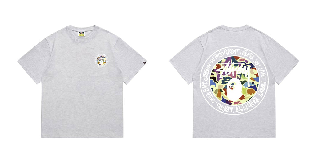 BAPE Circular Wordmark Graphic T-Shirt ¡ª comparison