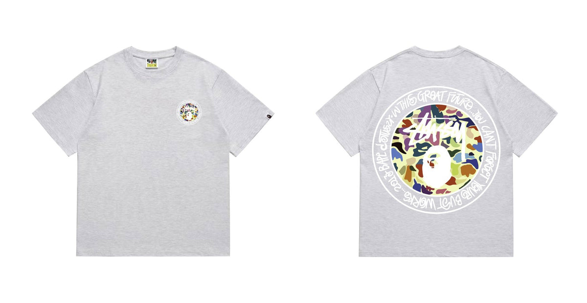 BAPE Circular Wordmark Graphic T-Shirt ¡ª comparison