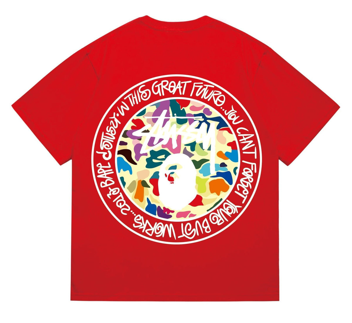 BAPE Circular Wordmark Graphic T-Shirt ¡ª back