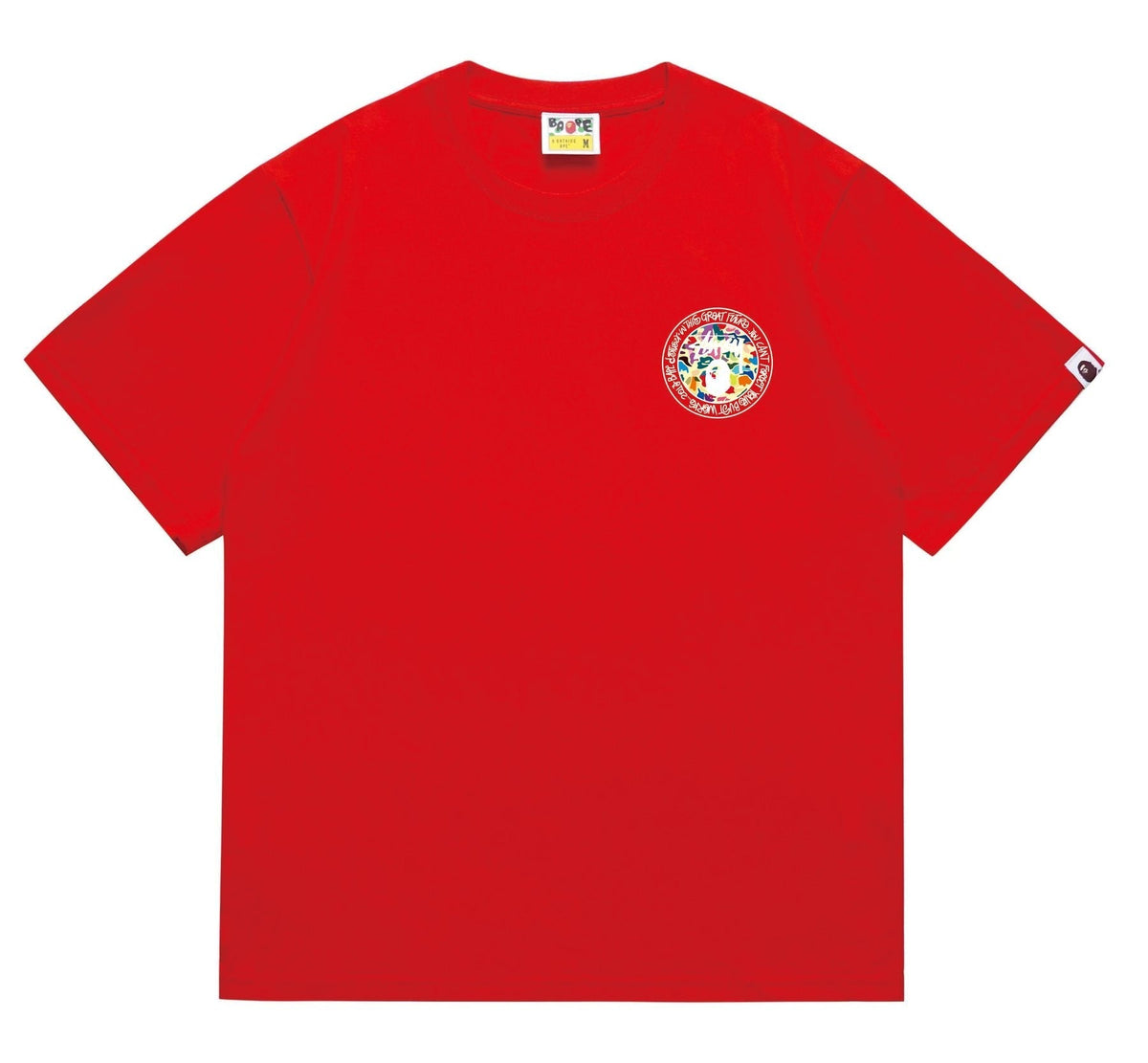 BAPE Circular Wordmark Graphic T-Shirt ¡ª front