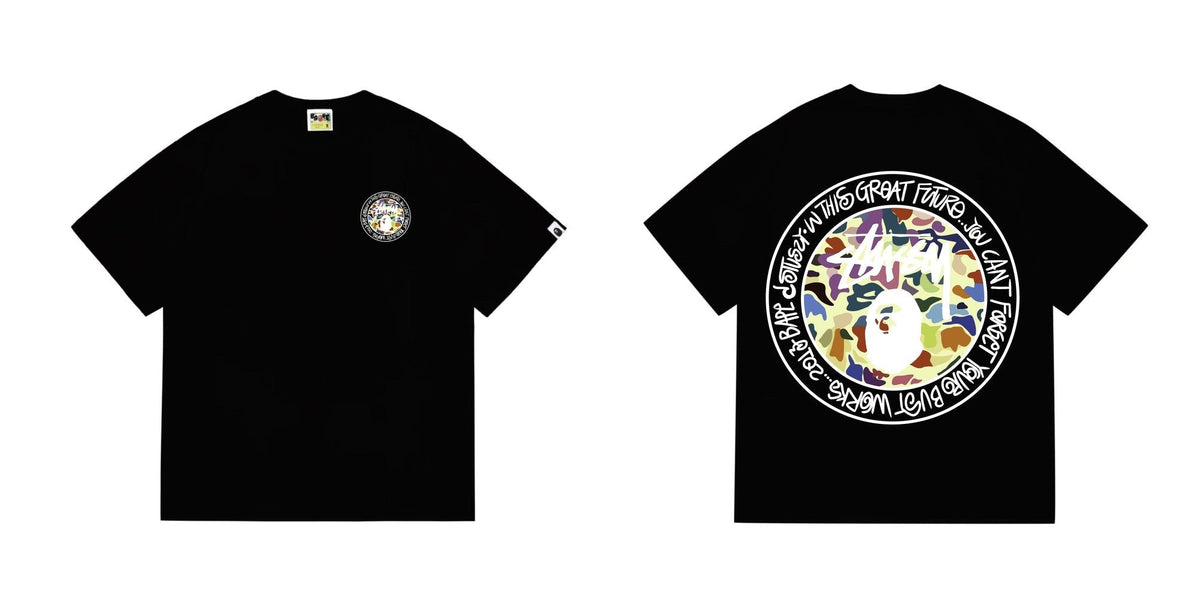 BAPE Circular Wordmark Graphic T-Shirt ¡ª hero