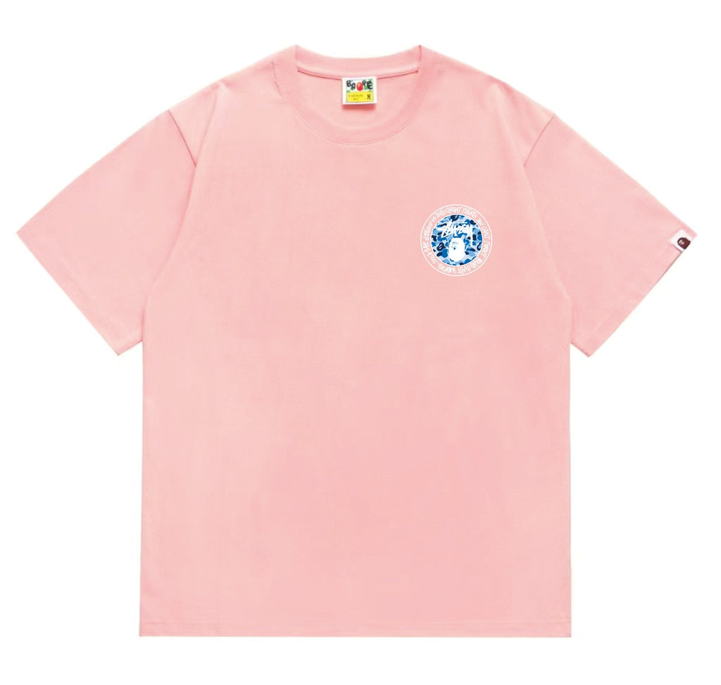 BAPE White-Ring Camo Back Graphic T-Shirt ¡ª front