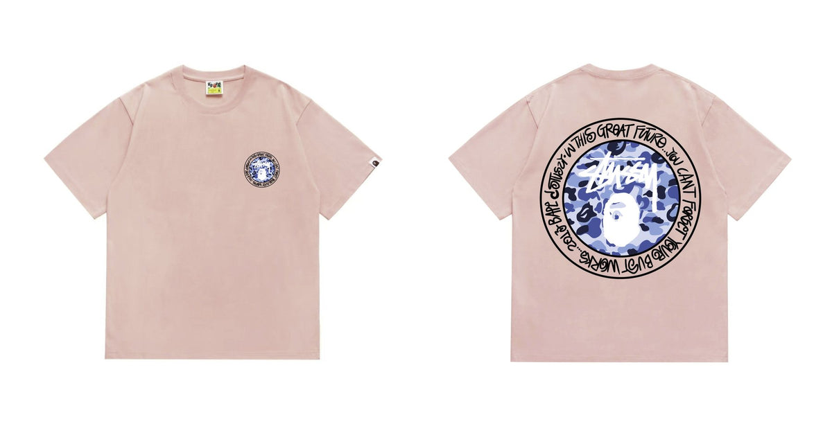 BAPE Circular Camo Back Graphic T-Shirt ¡ª comparison