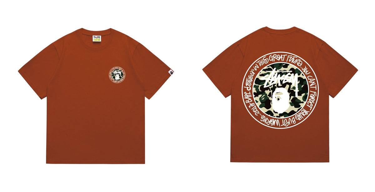BAPE Circular Camo Ape Graphic T-Shirt ¡ª comparison