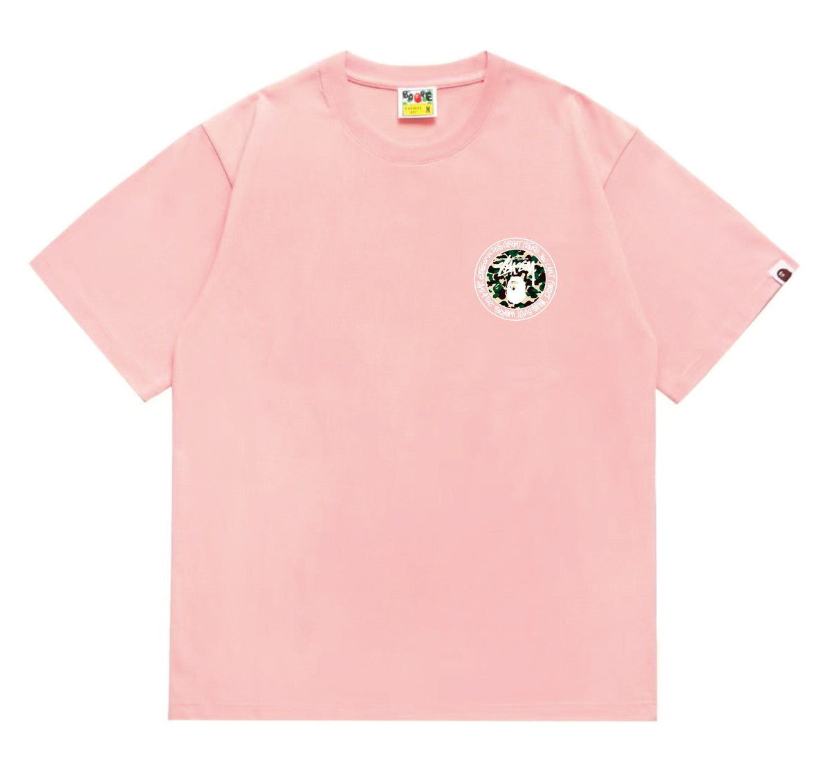 BAPE Circular Camo Ape Graphic T-Shirt ¡ª front
