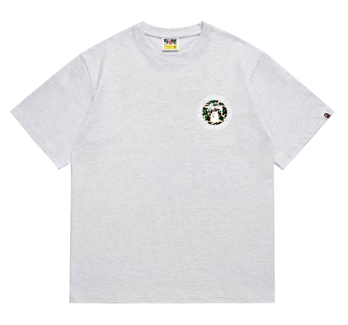 BAPE Circular Camo Ape Graphic T-Shirt ¡ª front
