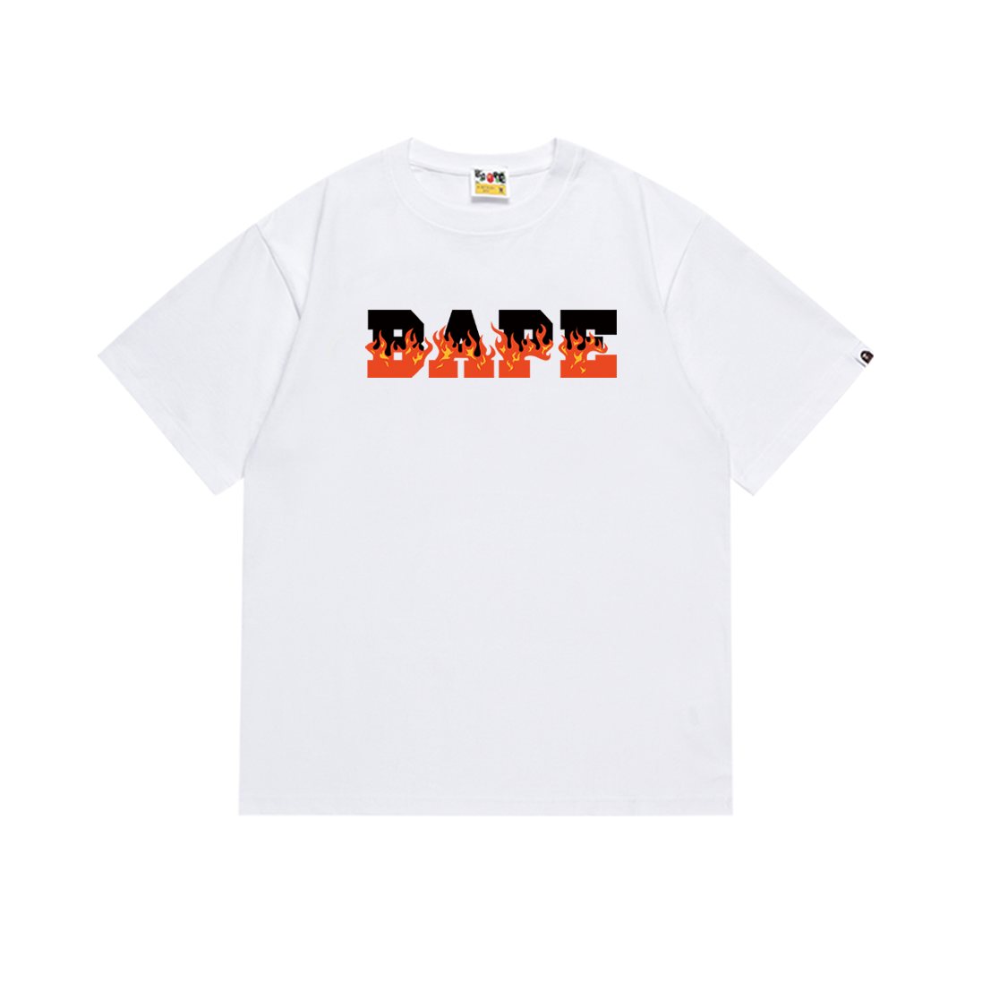 BAPE Orange Camo Graphic T-Shirt ¡ª front