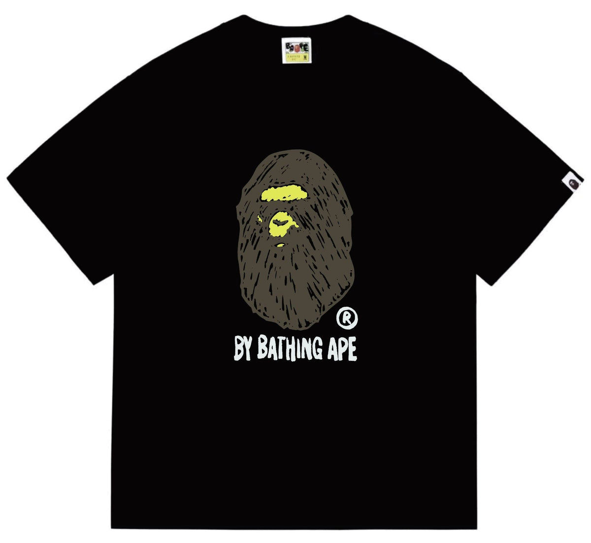 BAPE Ape Face Graphic Short-Sleeve T-Shirt ¡ª front