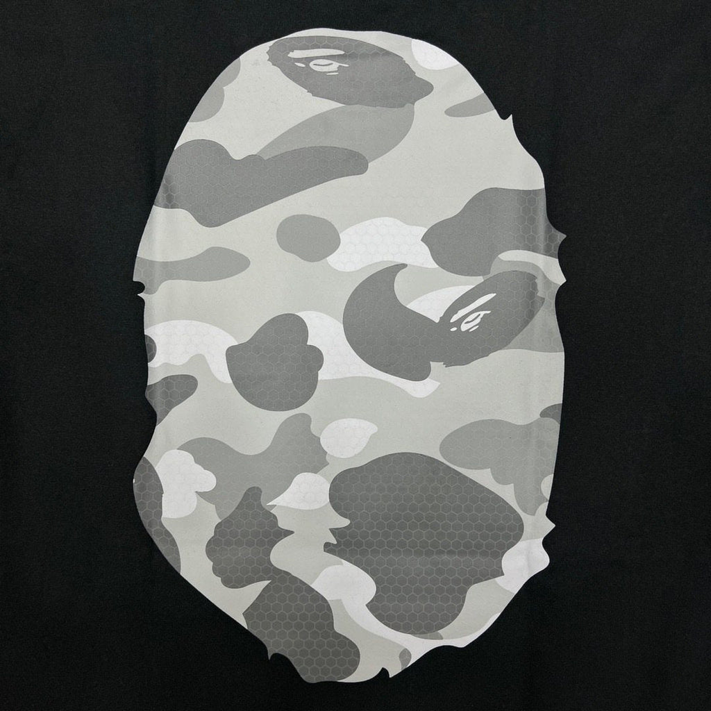 BAPE Grey Camo Ape Head Graphic T-Shirt ¡ª detail