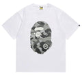 BAPE Grey Camo Ape Head Graphic T-Shirt ¡ª front