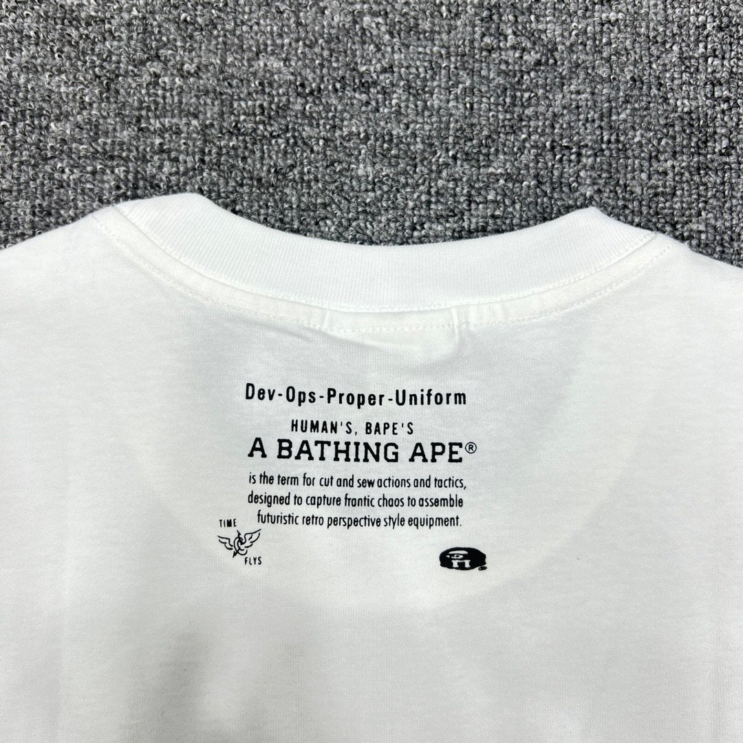 BAPE Front-and-Back Graphic Short-Sleeve T-Shirt ¡ª detail