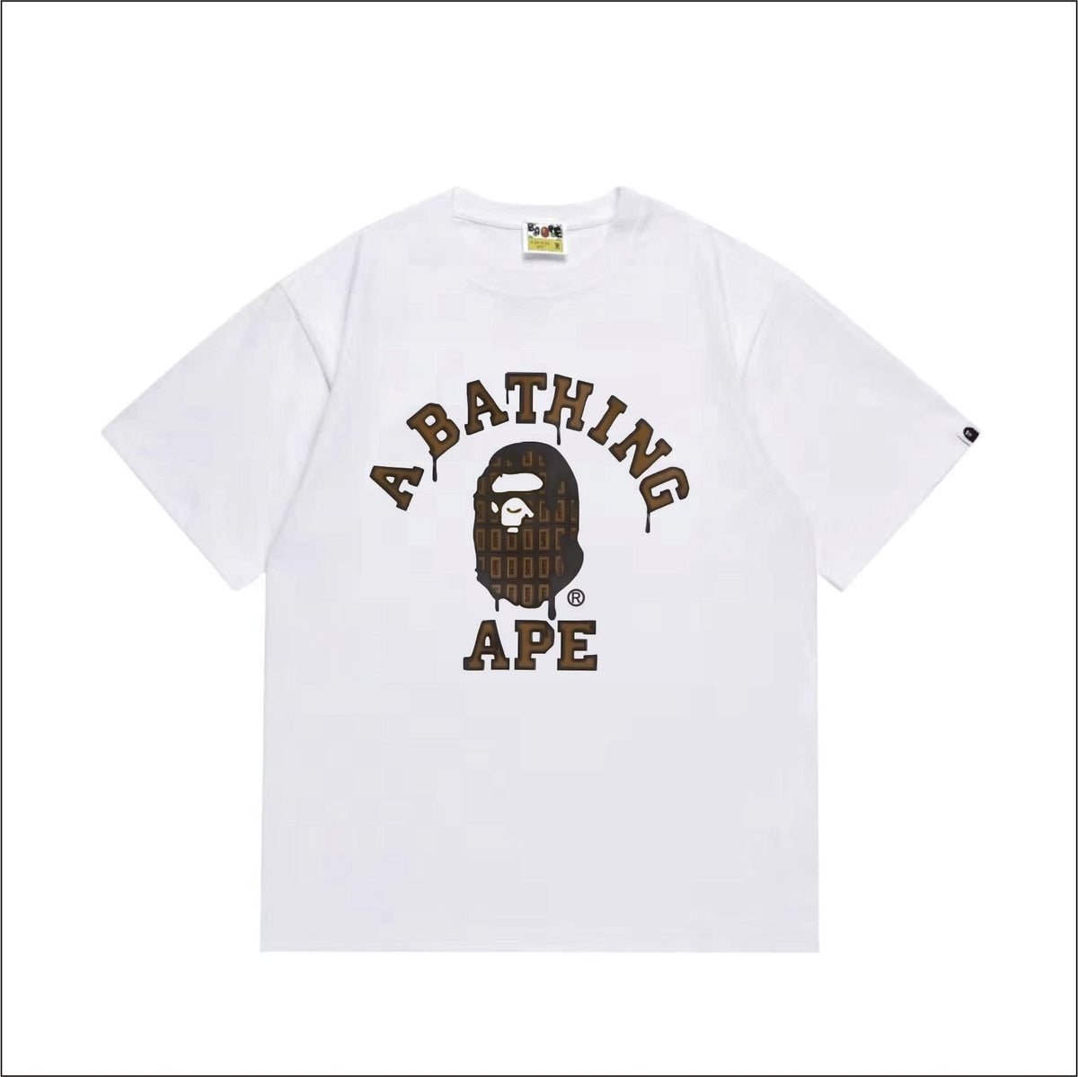 BAPE Ape-Head Graphic Short-Sleeve T-Shirt ¡ª front