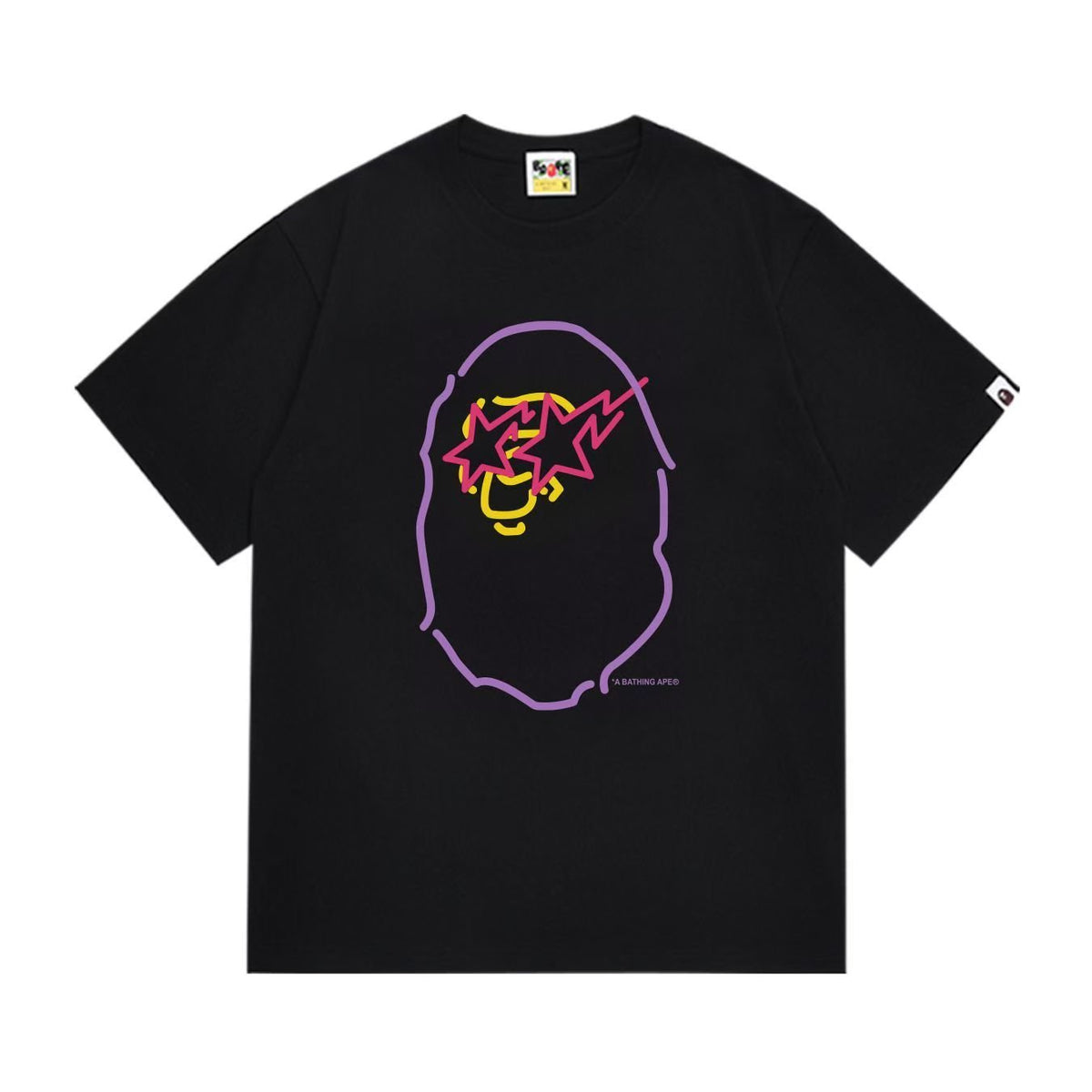 BAPE Star Sunglasses Cartoon Graphic T-Shirt ¡ª hero