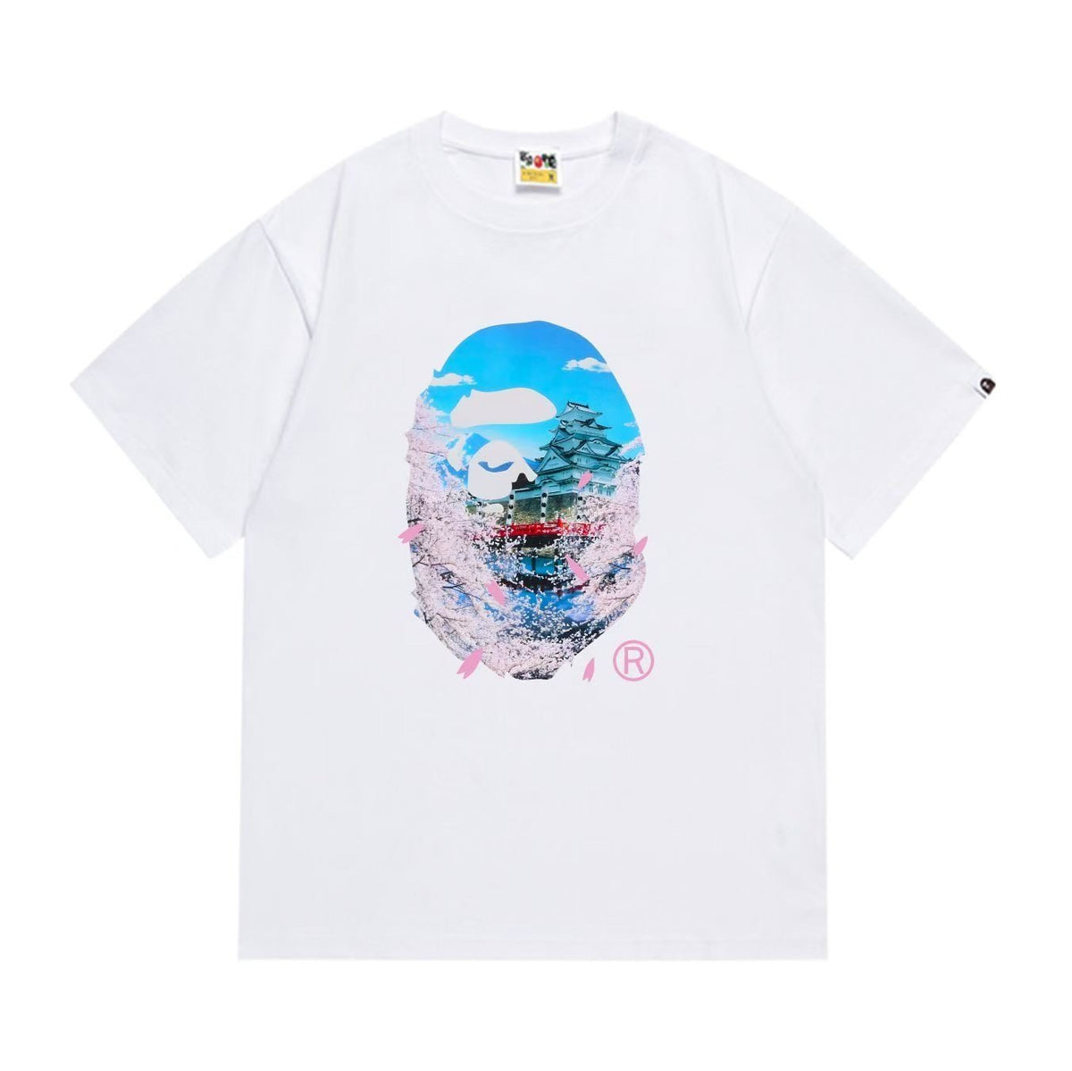 BAPE Ape Landscape Graphic T-Shirt ¡ª front