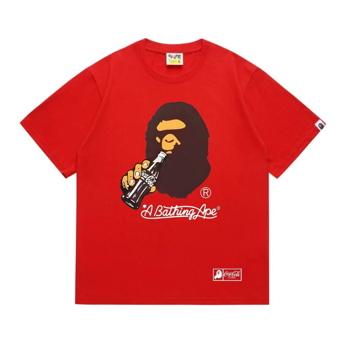 BAPE Coca-Cola Classic Ape Bottle Graphic T-Shirt ¡ª front