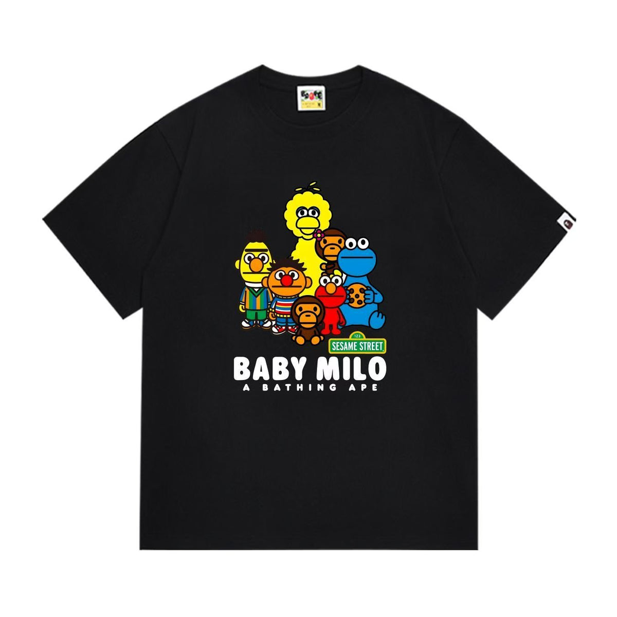 BAPE Baby Milo Sesame Street Graphic T-Shirt ¡ª front
