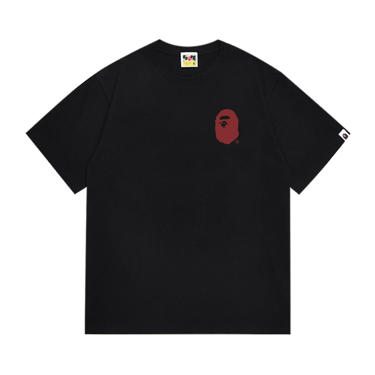 BAPE Red Chest & Back Graphic Short-Sleeve T-Shirt ¡ª front