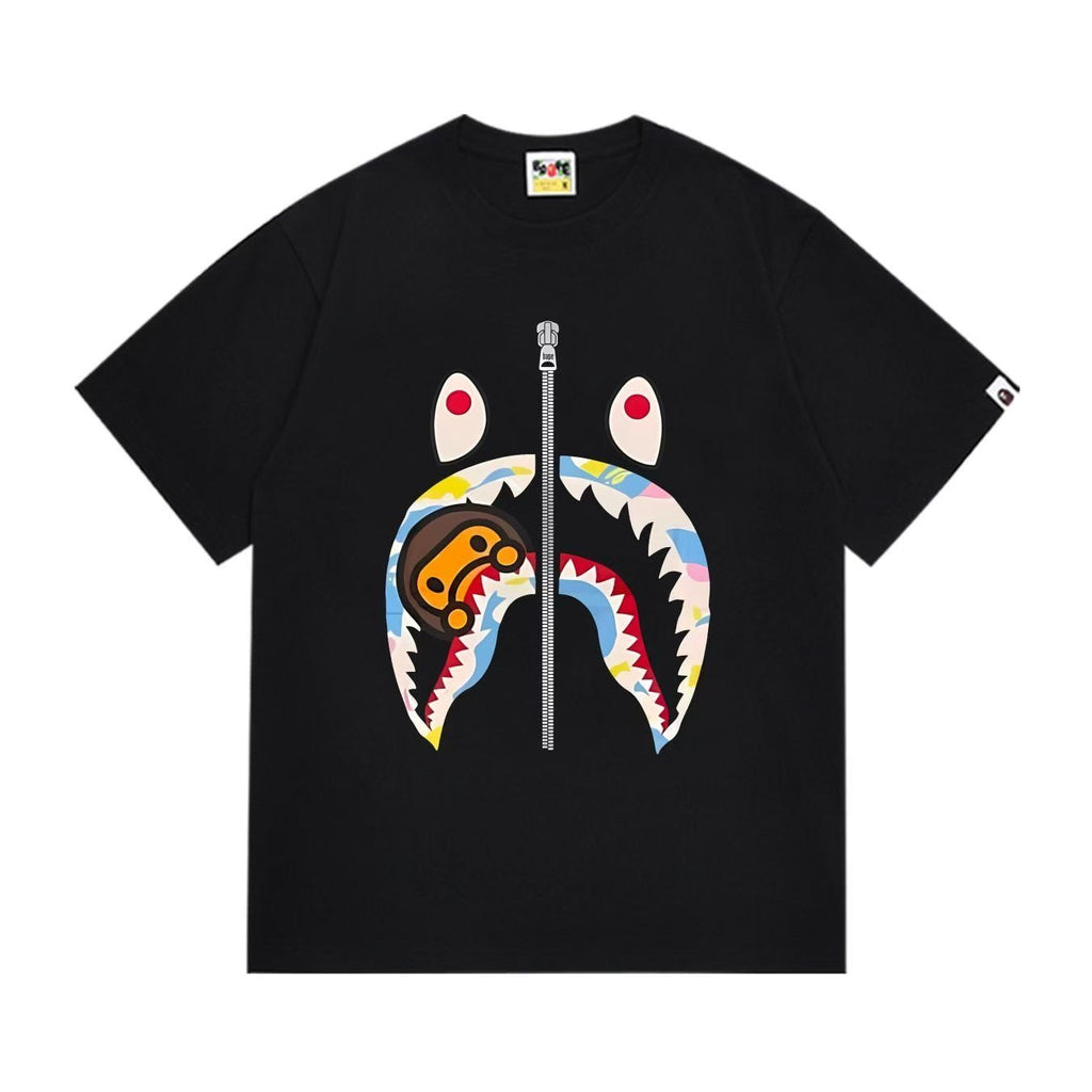 BAPE Shark Zipper Graphic T-Shirt ¡ª hero
