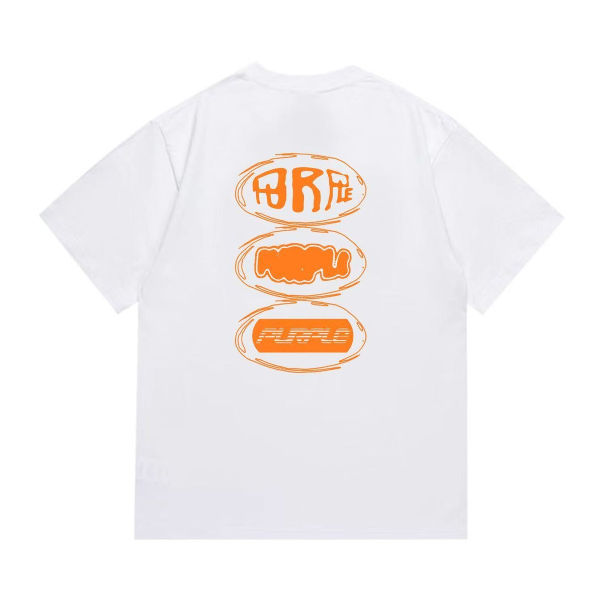 BAPE Orange Graphic Short-Sleeve T-Shirt ¡ª back
