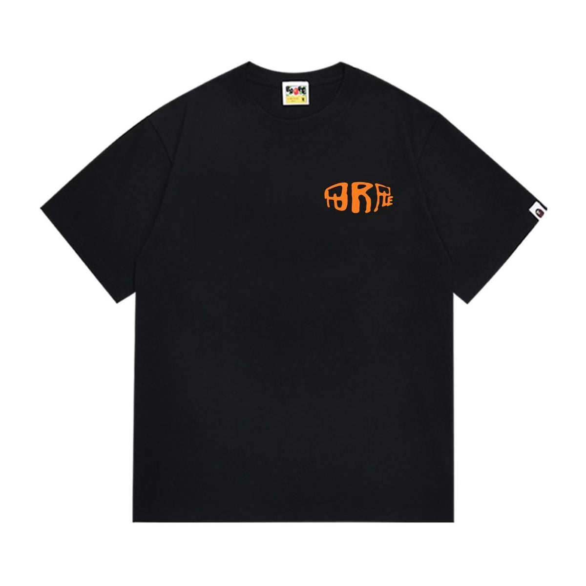 BAPE Orange Graphic Short-Sleeve T-Shirt ¡ª front