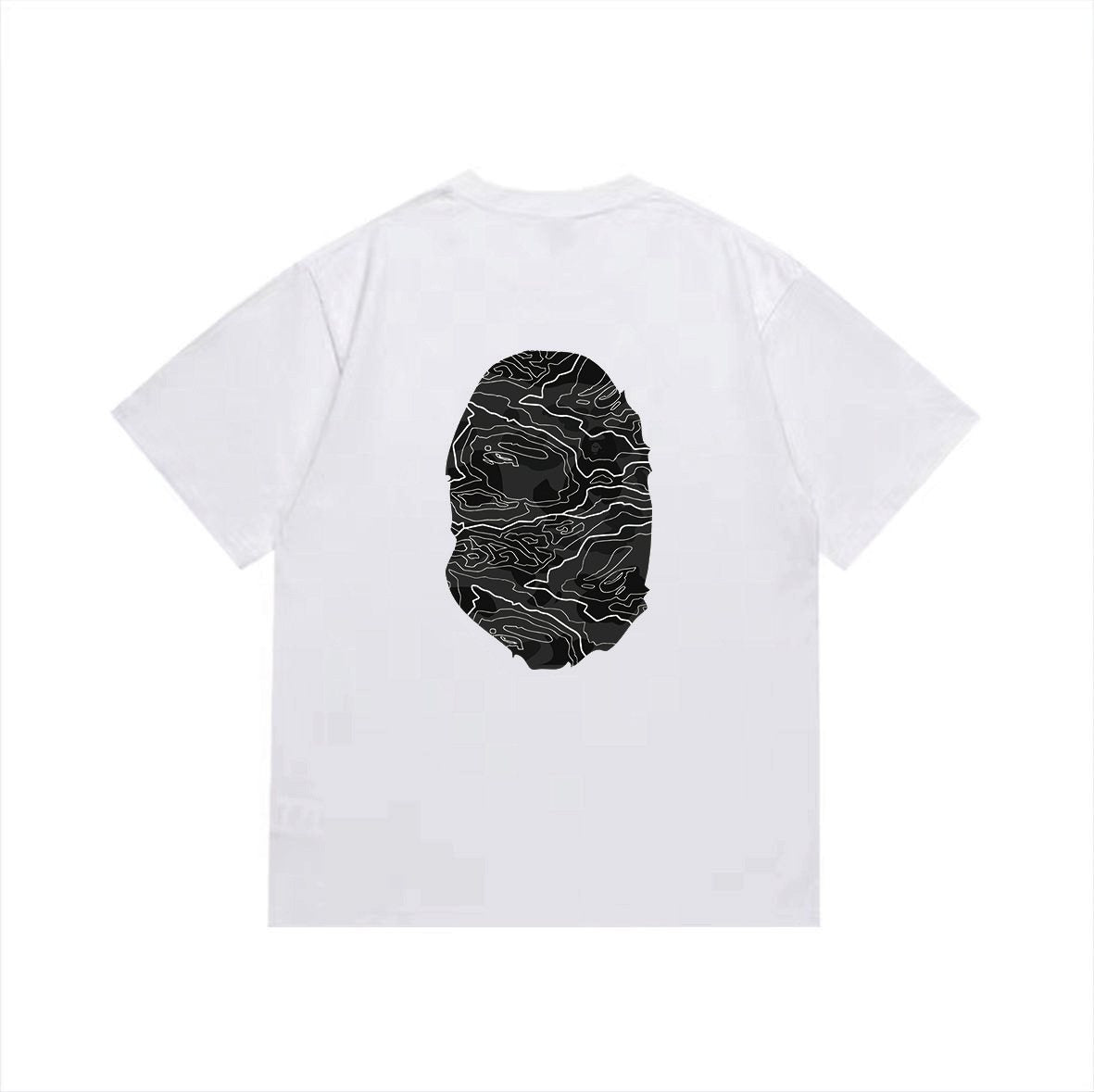 BAPE Oval Front and Back Graphic Short-Sleeve T-Shirt ¡ª back