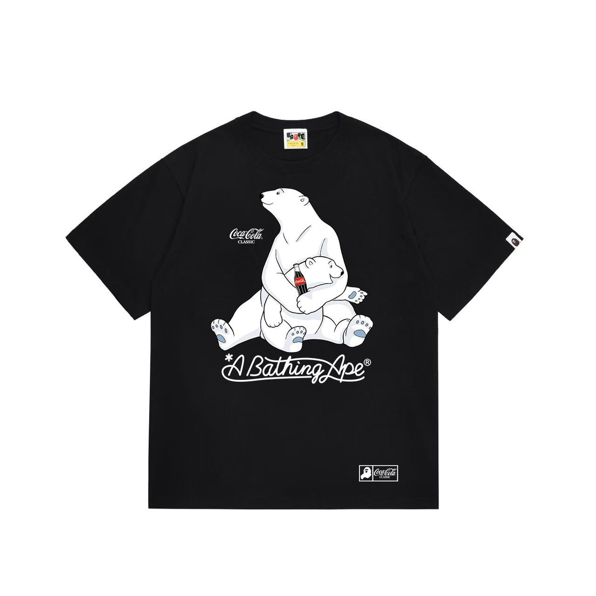 BAPE Front & Back Graphic Short-Sleeve T-Shirt ¡ª front