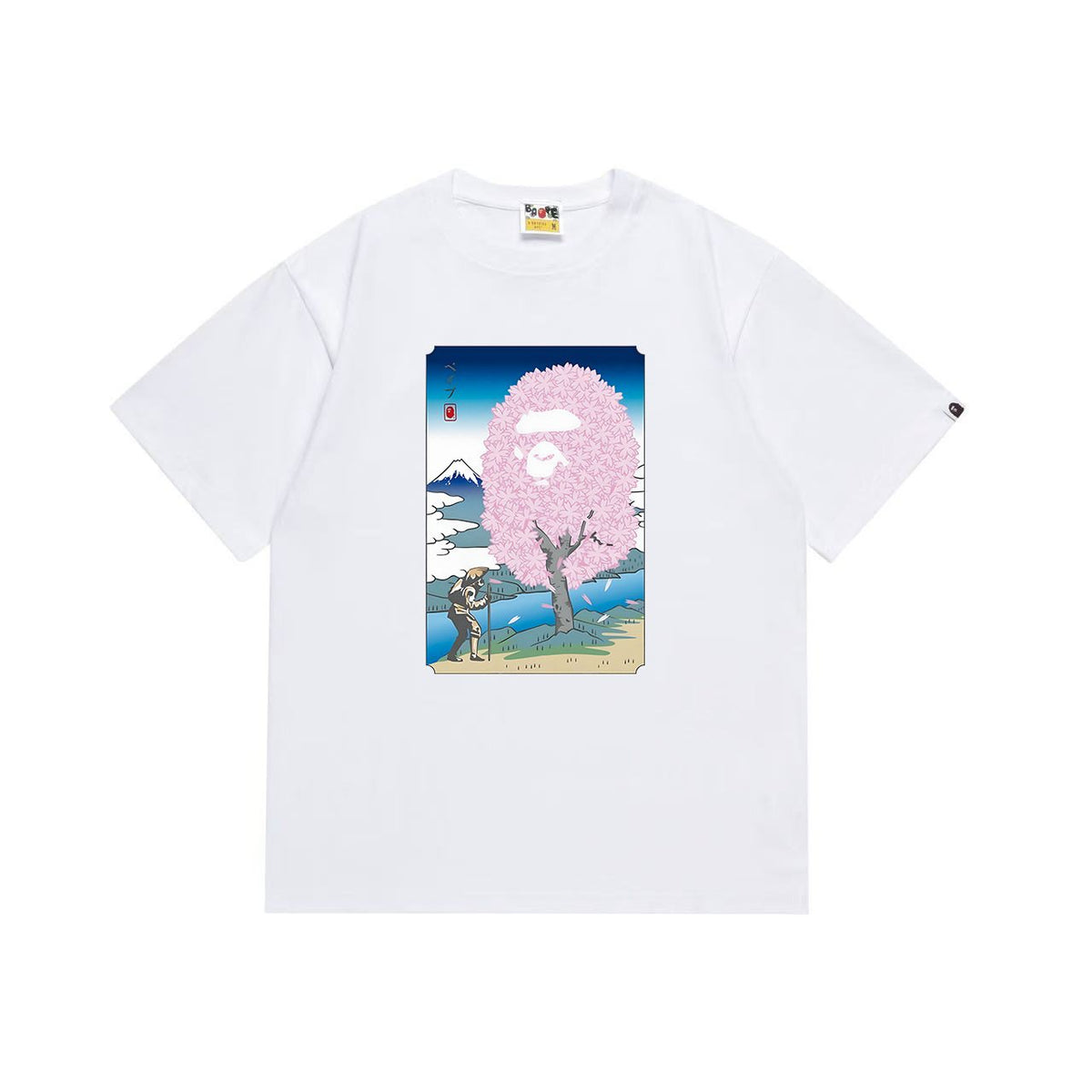 BAPE Cherry Blossom Graphic T-Shirt ¡ª front