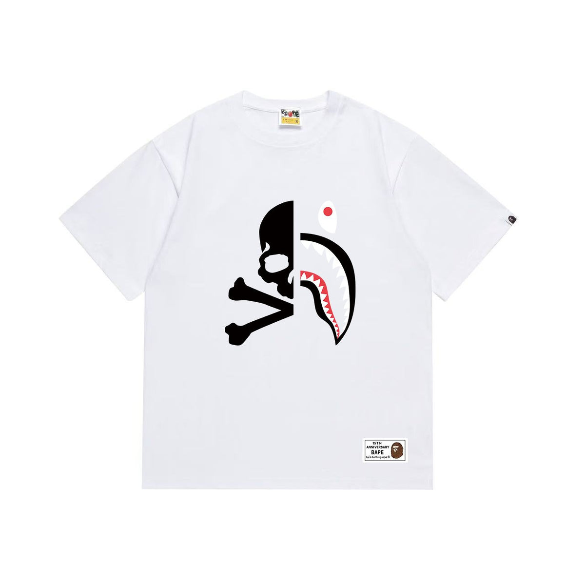 BAPE Skull Shark Graphic T-Shirt ¡ª front