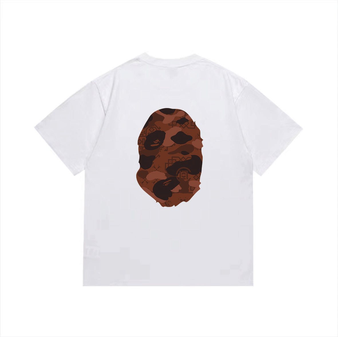BAPE Brown Camo Ape Head Graphic T-Shirt ¡ª back