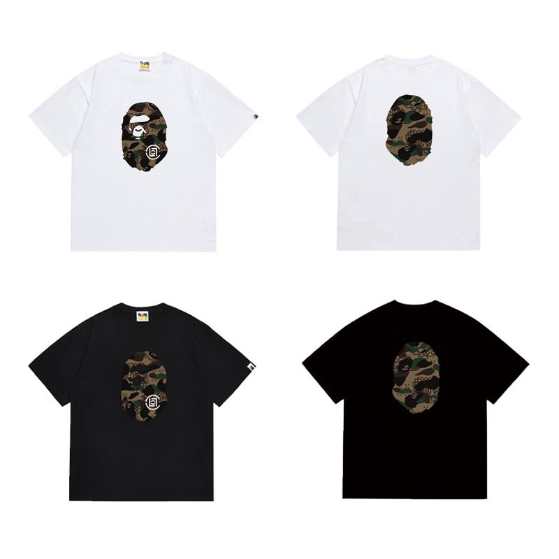 BAPE Green Camo Ape Head Graphic T-Shirt ¡ª comparison