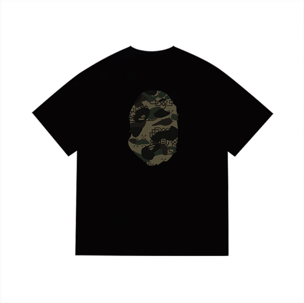 BAPE Green Camo Ape Head Graphic T-Shirt ¡ª back
