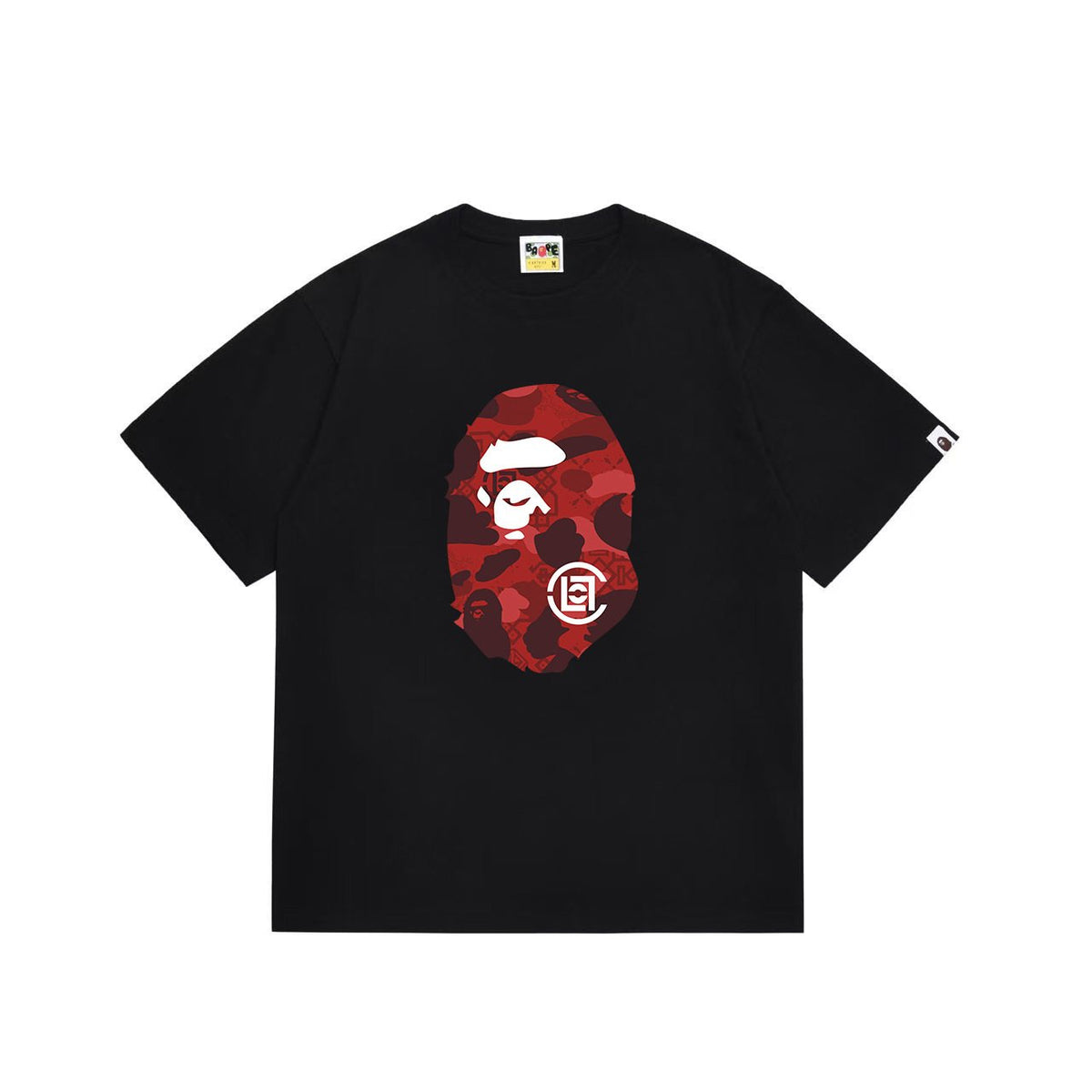 BAPE Red Camo Ape Head Graphic T-Shirt ¡ª front