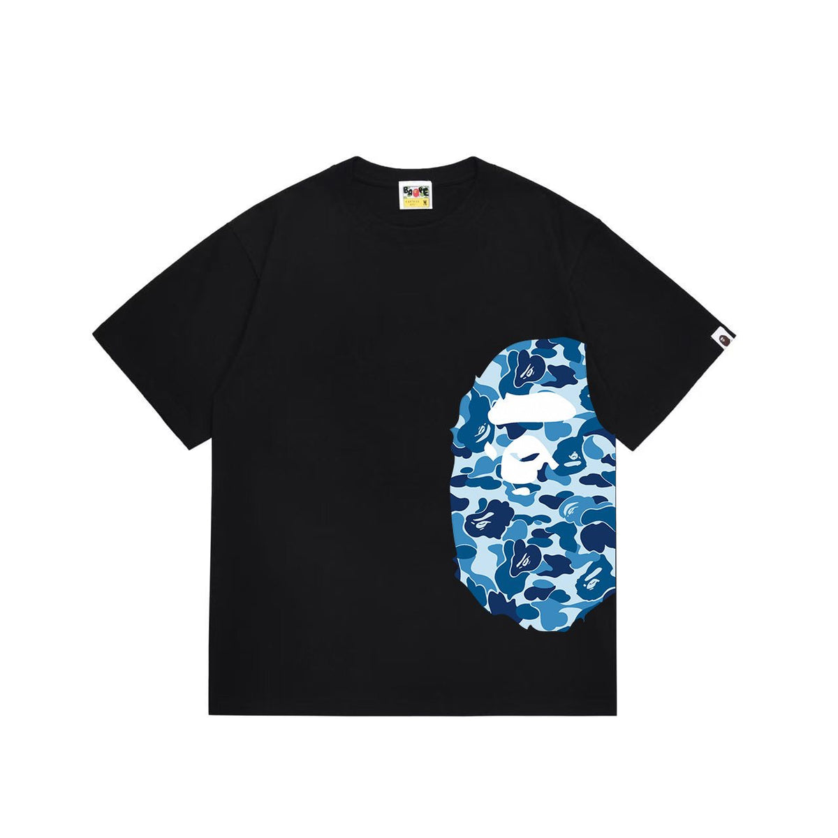 BAPE Blue Camo Ape-Head Graphic T-Shirt ¡ª hero