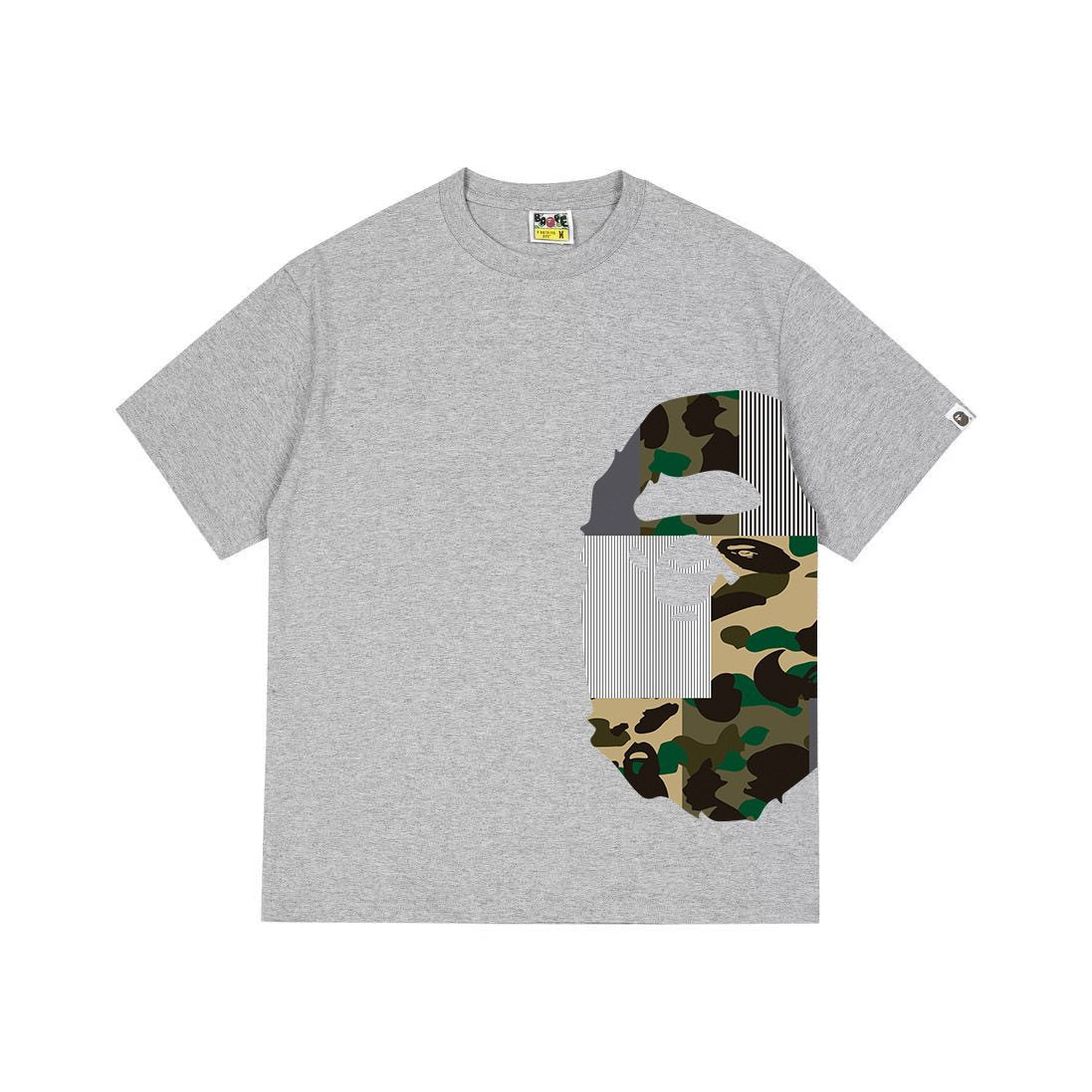 BAPE Camo Ape Face Graphic Short-Sleeve T-Shirt ¡ª front
