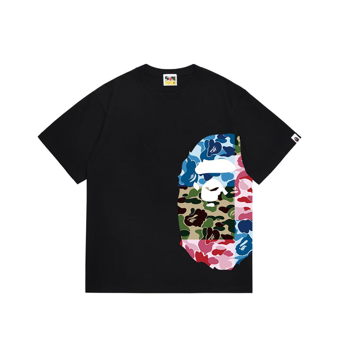 BAPE Multicolor Ape-Head Graphic T-Shirt ¡ª hero