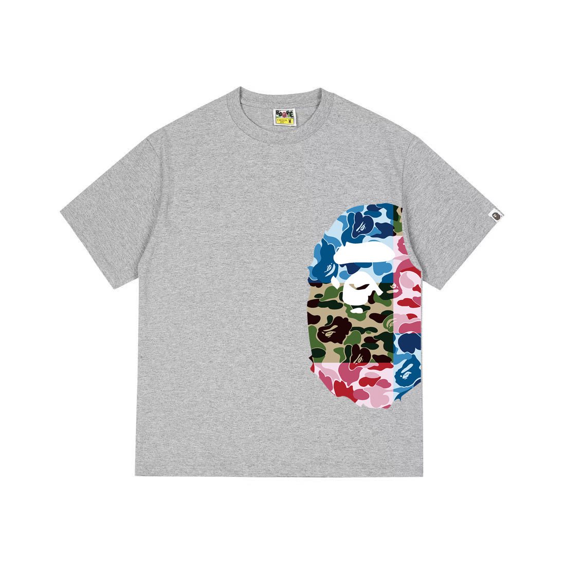 BAPE Multicolor Ape-Head Graphic T-Shirt ¡ª front